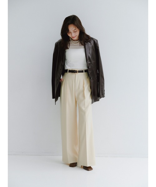 anuans（アニュアンス） ジャケット テーラードジャケット レザー