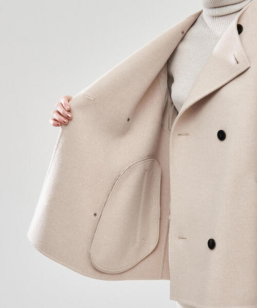 美品★トゥモローランドコレクション★ノーカラージャケット38 TOMORROWLAND collection 「TOMORROWLAND collection」 ノーカラー