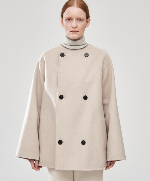 【美品】TOMORROWLAND ノーカラージャケット グレー系 レディース ノーカラージャケット（条件：TOMORROWLAND、グレー系