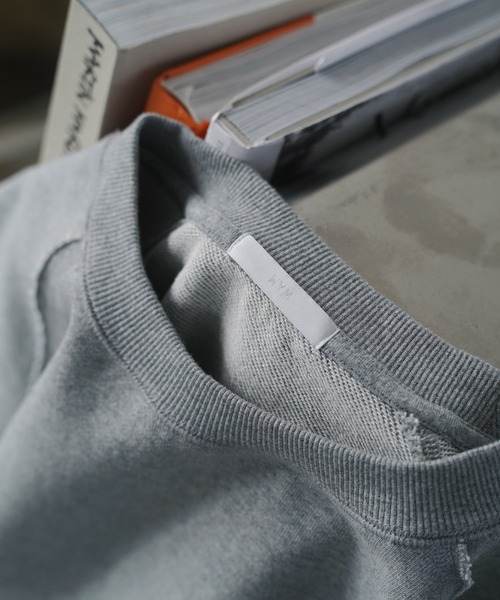 「WYM LIDNM」 スウェットカットソー M チャコール メンズ_画像2