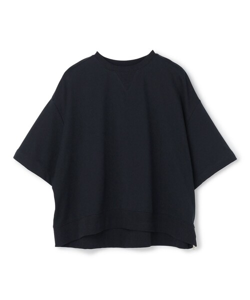 「UNFILO」 スウェットカットソー SMALL ネイビー レディース_画像8