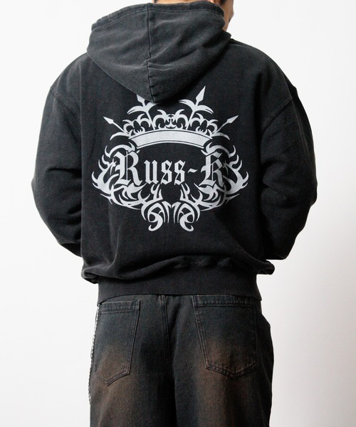 【送料込み★】FCRB 2026 ジップアップパーカー XXL ブラック RUSSーK（ラスケー） パーカー 「RUSS-K/ラスケー」2026新作