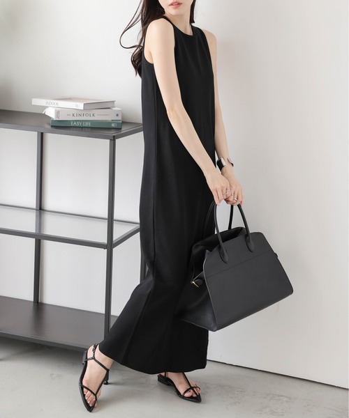 「SUGAR BISKET」 「La-gemme」ノースリーブワンピース SHORT ベージュ レディース_画像3
