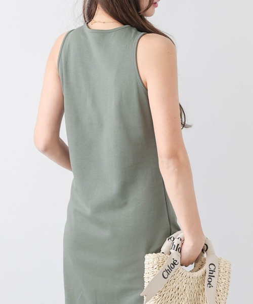 「SUGAR BISKET」 「La-gemme」ノースリーブワンピース SHORT ベージュ レディース_画像9