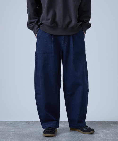 B.C STOCK（ベーセーストック） ワイドパンツ スラックス トラッド