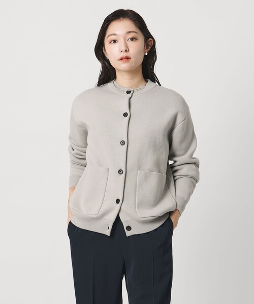 【美品】マルゥ 24AW クルーネック ニット カーディガン　グレー MARW UNITED ARROWS（マルゥ ユナイテッドアローズ）の「＜MARW UNITED
