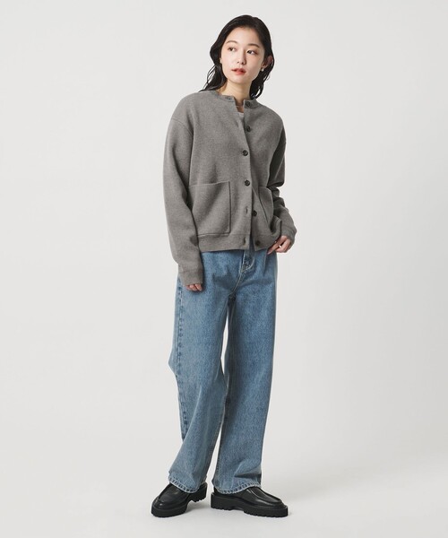 【MARW UNITED ARROWS】 クルーネック ニット カーディガン MARW UNITED ARROWS（マルゥ ユナイテッドアローズ） カーディガン
