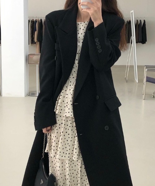 「N.s」 長袖ワンピース FREE グレー レディース_画像9