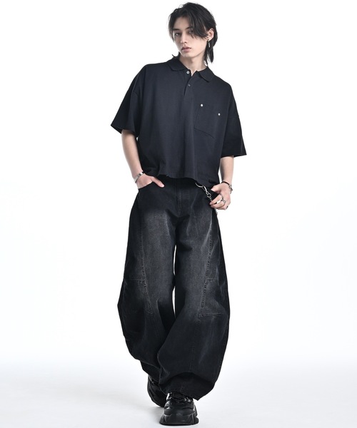 ADRER（アドラー） ワイドパンツ ジーンズ Super Wide Balloon Pants