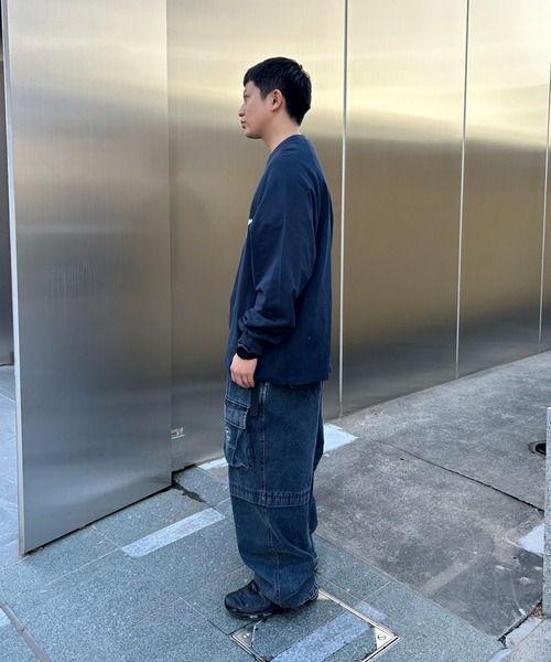 「WHO'S WHO gallery」 「kookyn」長袖Tシャツ FREE チャコールグレー メンズ_画像3