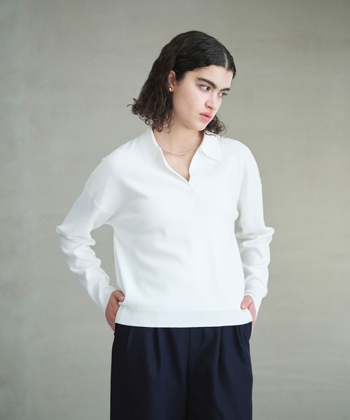 N.O.R.C ニット セーター スキッパーニット「CLEAN MOTION 