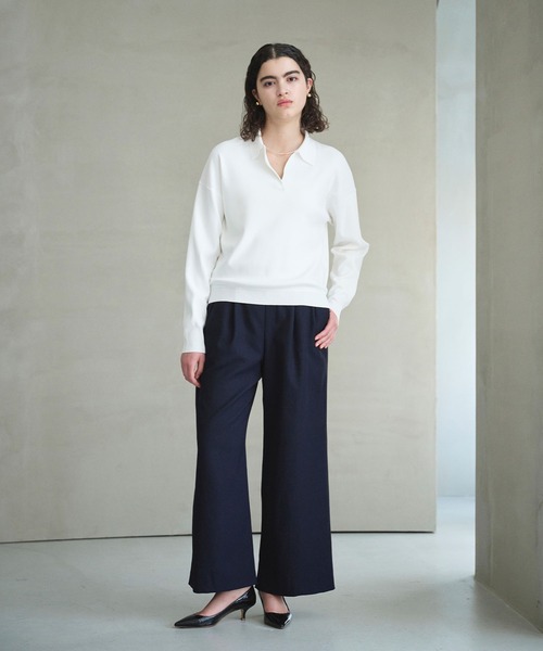 N.O.R.C ニット セーター スキッパーニット「CLEAN MOTION 