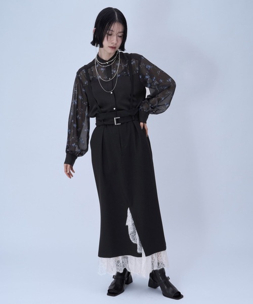 HARE（ハレ） ロング スカート 2WAYレースサスツキナロースカート(HARE