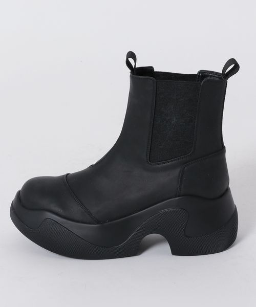「JEANASIS」 ショートブーツ LARGE ブラック レディース_画像5