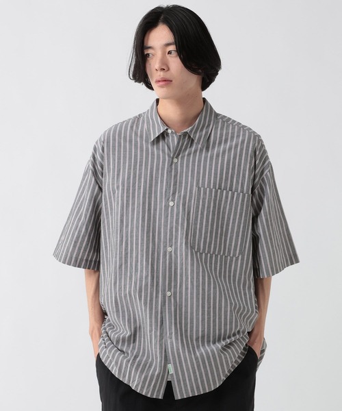 George's シャツ 半袖 マルチストライプシャツ メンズ レディース