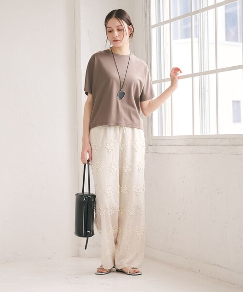 BEAUTY＆YOUTH UNITED ARROWS パンツ セルロースナイロン エンブロイ