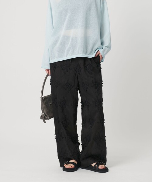 BEAUTY＆YOUTH UNITED ARROWS パンツ セルロースナイロン エンブロイ