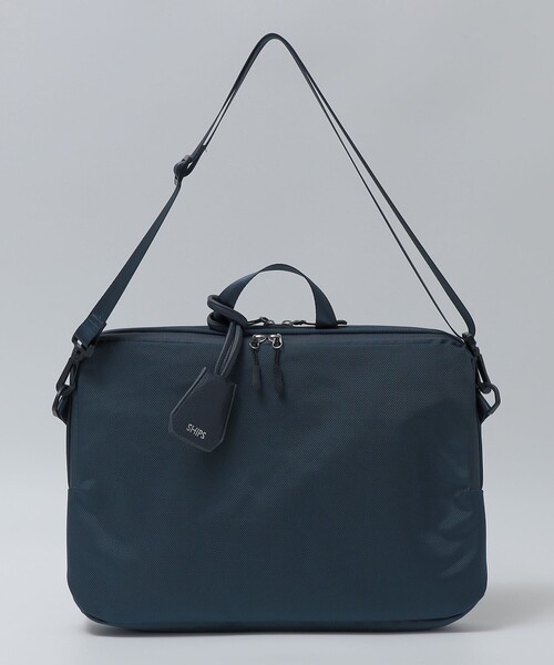 【美品】SHIPS別注 ビジネスバッグ 2WAY リュック ブリーフケース 紺 SHIPS（シップス） ビジネスバッグ 「WEB限定」SHIPS: 2WAY ビズ PC