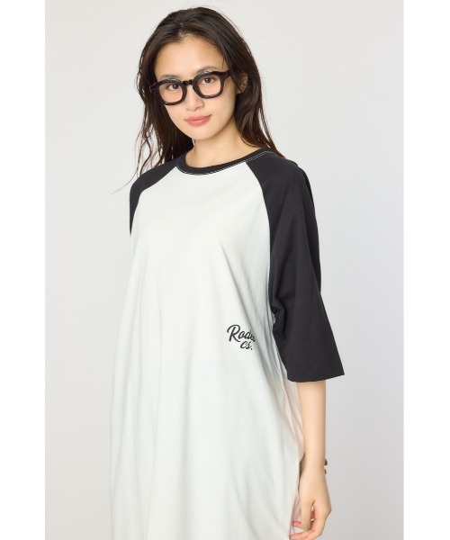 「RODEO CROWNS WIDE BOWL」 7分袖ワンピース FREE ブラック レディース_画像6