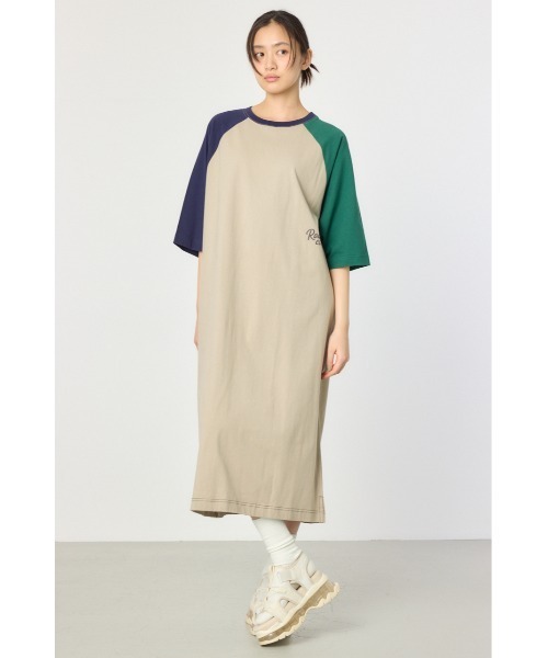 「RODEO CROWNS WIDE BOWL」 7分袖ワンピース FREE ブラック レディース_画像8