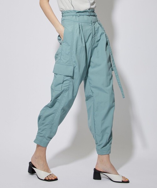 「A + TOKYO」 クロップドパンツ 1 ホワイト レディース_画像3