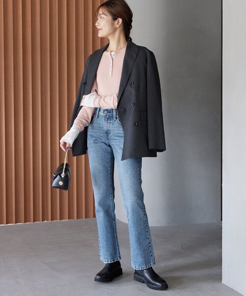 「SLOBE IENA」 「Levi’s」デニムパンツ 25cm ブルー レディースの画像