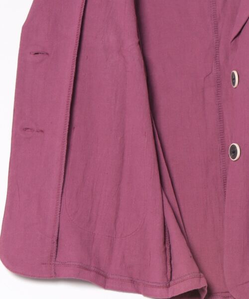 「BLANC FICELLE」 テーラードジャケット M ブルー レディース_画像3