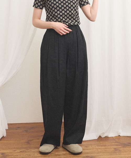 ワイドパンツ パンツ commm pants レディースの画像