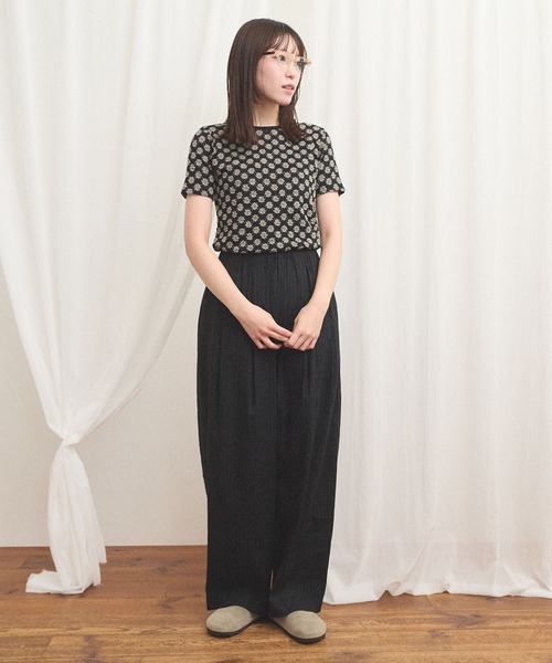 ワイドパンツ パンツ commm pants レディースの画像