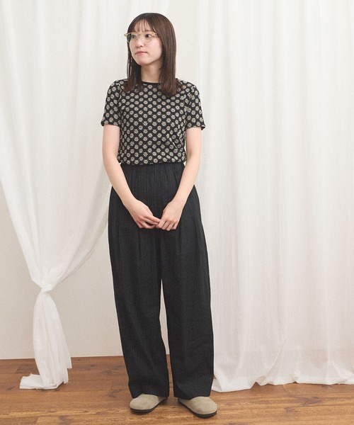 ワイドパンツ パンツ commm pants レディースの画像