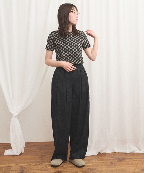ワイドパンツ パンツ commm pants レディースの画像