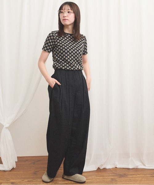 ワイドパンツ パンツ commm pants レディースの画像