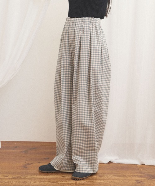 ワイドパンツ パンツ commm pants レディースの画像