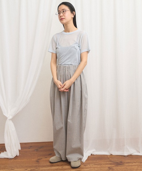 ワイドパンツ パンツ commm pants レディースの画像