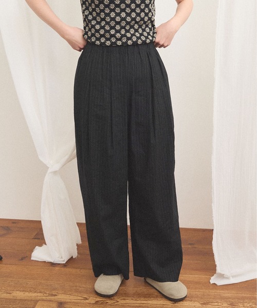 ワイドパンツ パンツ commm pants レディースの画像