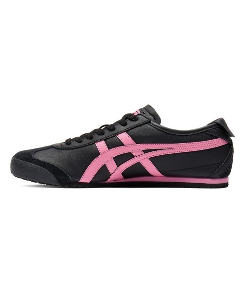 「Onitsuka Tiger」 ローカットスニーカー 24.5 ブラック×ホワイト レディースの画像