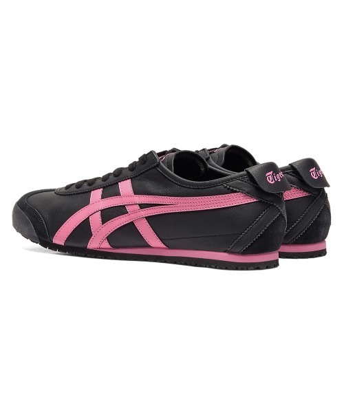 「Onitsuka Tiger」 ローカットスニーカー 24.5 ブラック×ホワイト レディースの画像