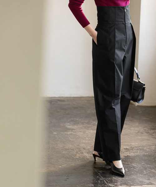 「NOBLE」 パンツ 38 ブラック レディース_画像8
