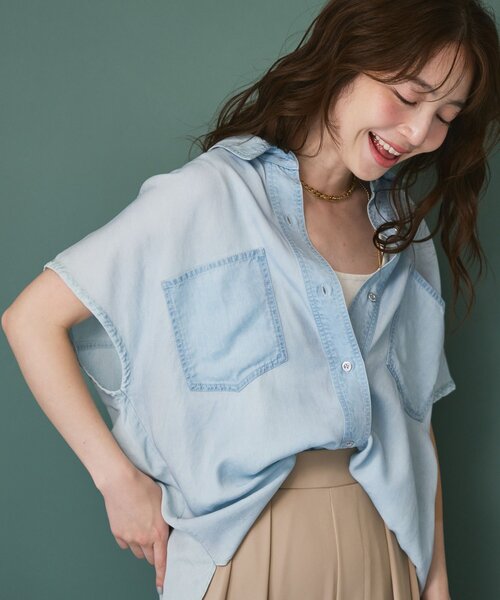 La boutique Bonbon（ラブティックボンボン） ブラウス シャツ 半袖