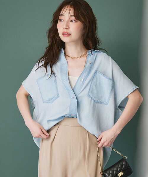 La boutique Bonbon（ラブティックボンボン） ブラウス シャツ 半袖