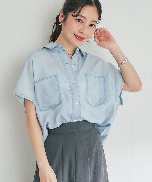 La boutique Bonbon（ラブティックボンボン） ブラウス シャツ 半袖