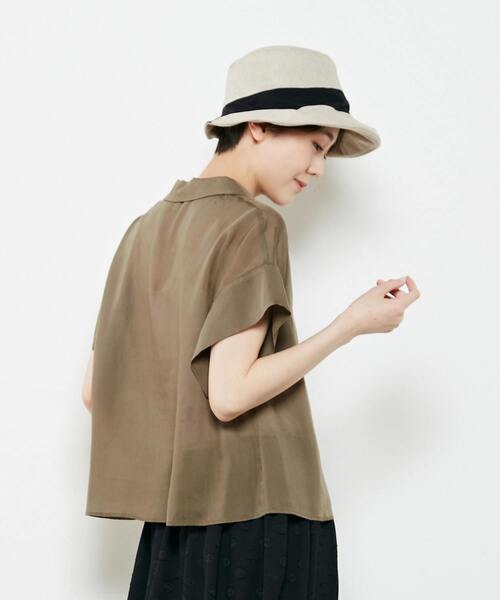 「MELROSE claire」 半袖ブラウス FREE グリーン レディース_画像6
