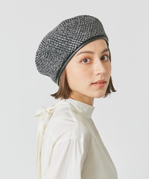 「Chapeau d' O」 ベレー帽 M/57.5cm ブラウン レディース_画像2