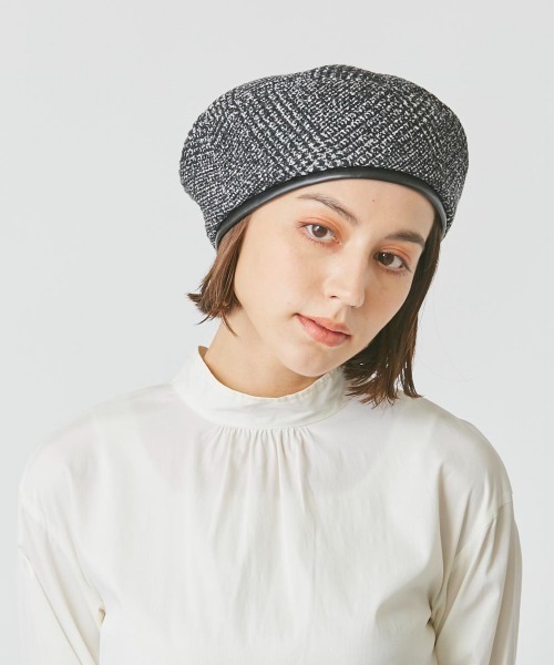 「Chapeau d' O」 ベレー帽 M/57.5cm ブラウン レディース_画像3