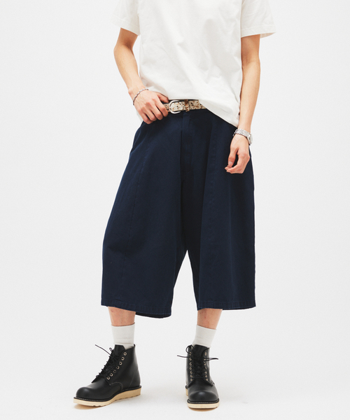 K*T様 90s Dickies バギー ワイド ショーツ ブラック W33 Dickies（ディッキーズ） ワイドパンツ パンツ 別注 ODD SHAPE SHORTS