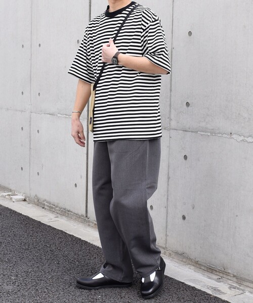 「SHIPS any」 半袖Tシャツ LARGE ブラック メンズ_画像3