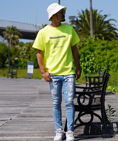 「adamsJUGGLER」 スキニーデニムパンツ L ライトブルー メンズ_画像4