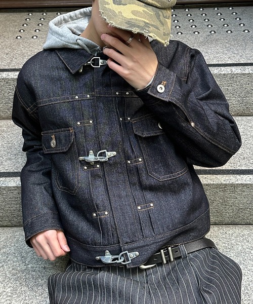 kutir（クティール） デニムジャケット LARGE インディゴブルー メンズ