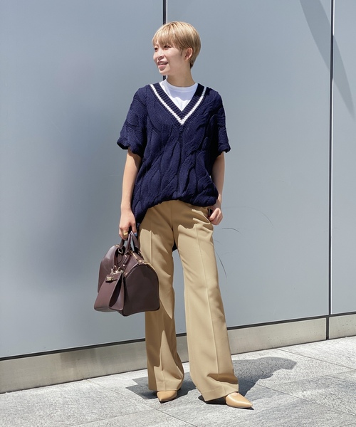 「AP STUDIO」 パンツ 34 ブラック レディース_画像8