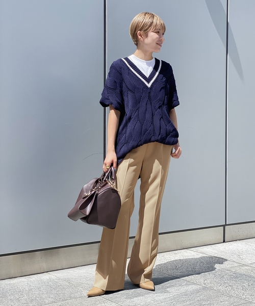 「AP STUDIO」 パンツ 34 ブラック レディース_画像9